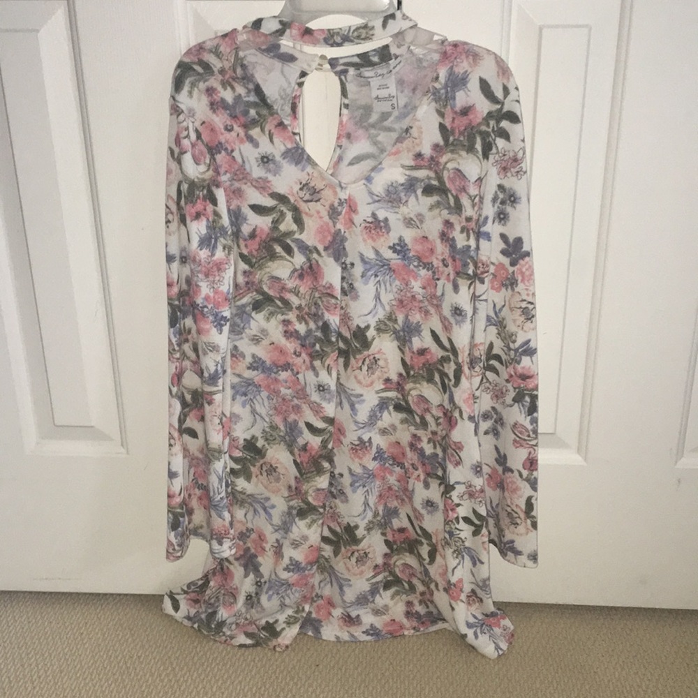 Floral Print Long Sleeve Dress- NEW WITH TAG